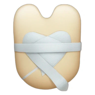 Cœur avec un bandage sticker