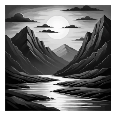 linear-monochrome-oil-painting.-oil-painting-with-rough,-impressionistic-brushstrokes-and-dramatic-chiaroscuro-lighting-techniques-on-textured-canvas.-_(a-stunning-and-vibrant-oil-painting-that-is- sticker