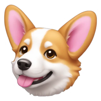 really pink corgis  sticker