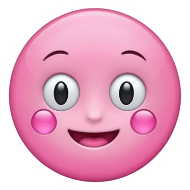 circulo + color rosa. NO cara ni nada, SOLO EL CIRCULO ROSA sticker