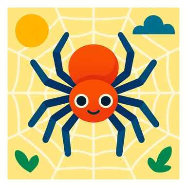 Spider sticker