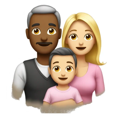 Mum, Dad, Baby  sticker