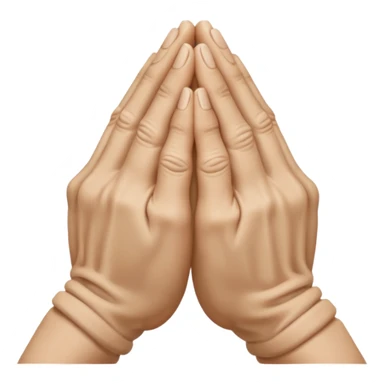 pray hands sticker