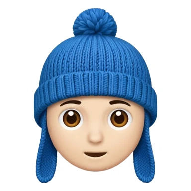 only a beanie, no person sticker