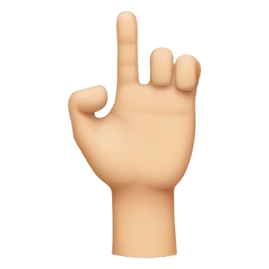 pop finger point tap sticker