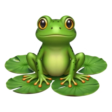 Frog emoji sticker