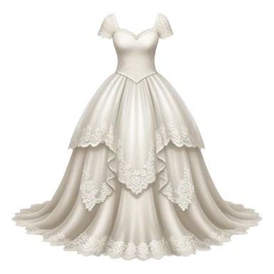 Wedding dress sticker