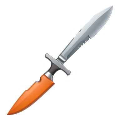 A flint knife chipped unevenly but shining at the edge.






 sticker