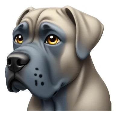 A blue-colored Cane Corso as a electrician. sticker