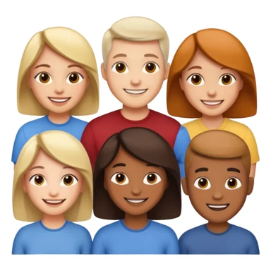 amigos y familia sticker