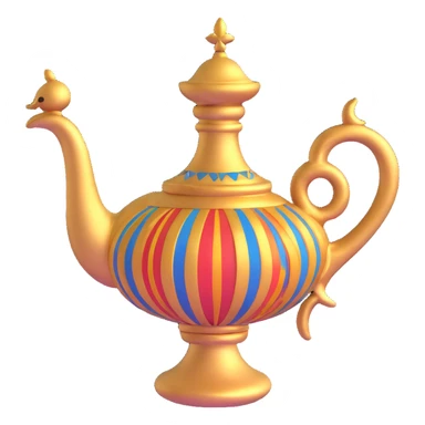 Aladdin's lamp sticker