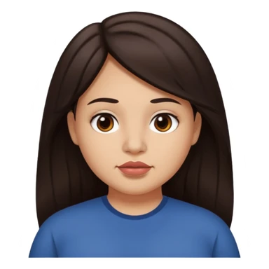 My hair and eyes are dark brown, I'm a little chubby, my eyes aren't round, nor is my face, my eyes are a little narrow, my jaw and chin are nicely defined, my hair can be said to be long, my lips are nicely proportioned, but not too big, they're medium sized sticker