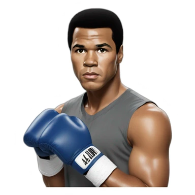Muhammad Ali klay sticker