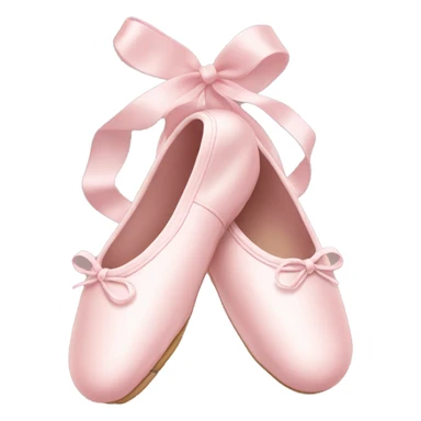 Pale pink ballet shoes sticker