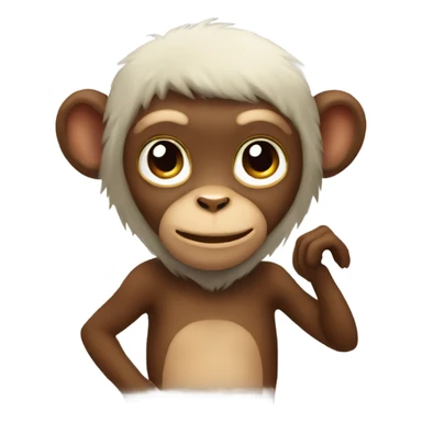 little monkey  sticker
