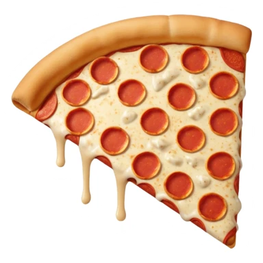 The dog is eating a pizza at the moment. sticker