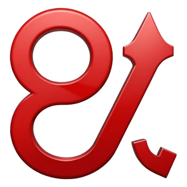 simbolo de interrogacion rojo sticker