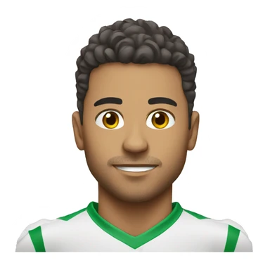 Football player from Algeria sticker