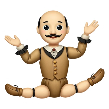 Icon for Puppet Theater: a puppet body sticker