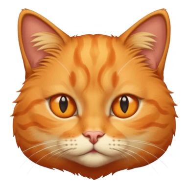 orange cat missing his right eye sticker