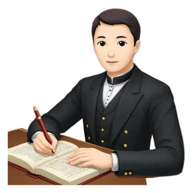 Команда в костюмах из трёх человек. на переднем палне Мужчина впереди общается по смартфону, дальше женщина слева стоит с ноубуком, мужчина справа держит бумаги. У всех людей разные, но позитивные эмоции sticker