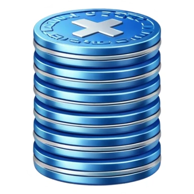 blue coins credit pack sticker