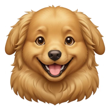 make it funny happy dog sticker