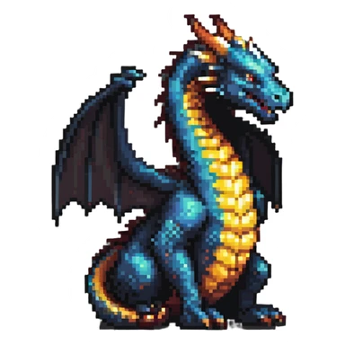 majestic dragon sticker