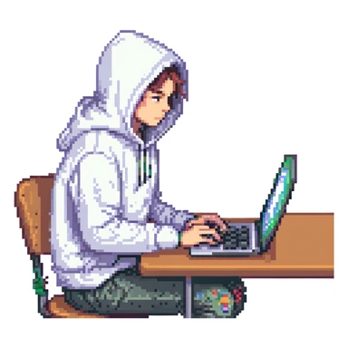 computer hacker sticker