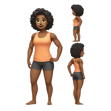 una persona muy musculosa sticker