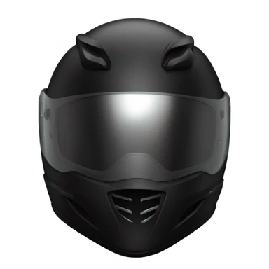Black Motorcycle helmet profile gp  sticker