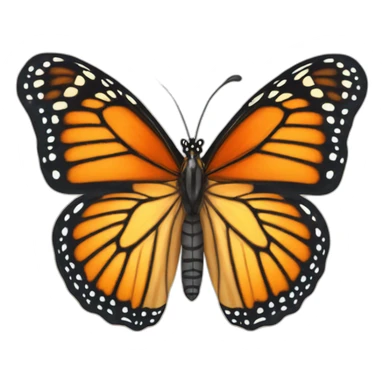 beautiful monarch butterfly sticker