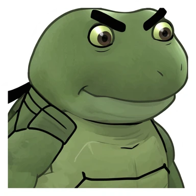 Cartoon Ninja turtle   sticker