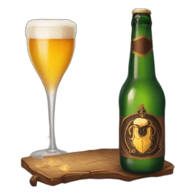 Harry Potter buvant une biere sticker