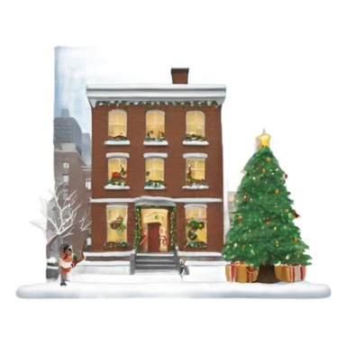 Christmas in New York City  sticker