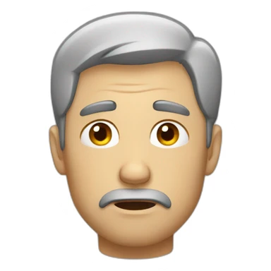 very tired man sticker