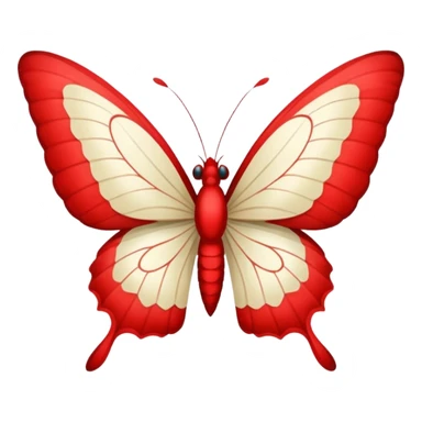 Farfalla rossa sticker