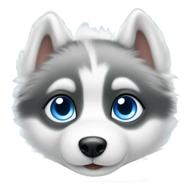 Cute baby husky ￼ sticker