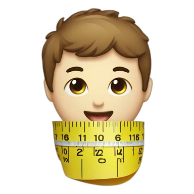 WEIGHT LOSS TAPE MEASURE sticker