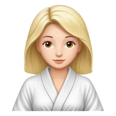 Frau macht Wellness  sticker