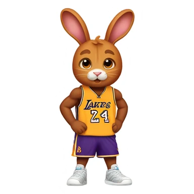 Ginger Bunny Kobe Bryant sticker