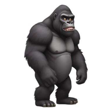 Big meat gorilla sticker