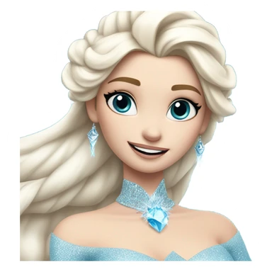 Elsa from frozen sticker