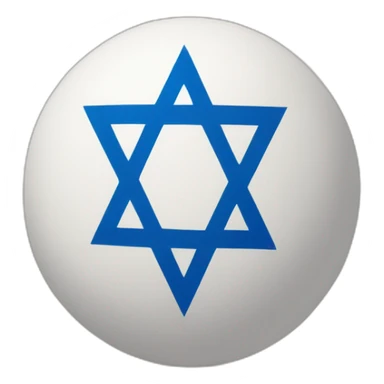 Israel with a heart sticker