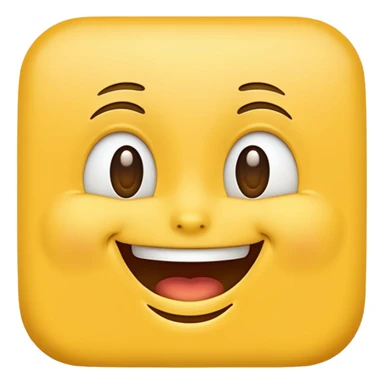 happy face emoji (no cheecks) sticker