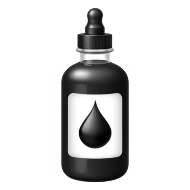 black tattoo ink  sticker