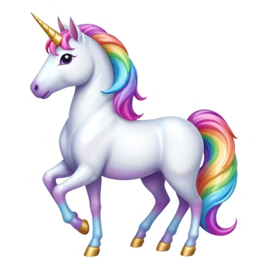 Unicornio sexy y colorido sticker
