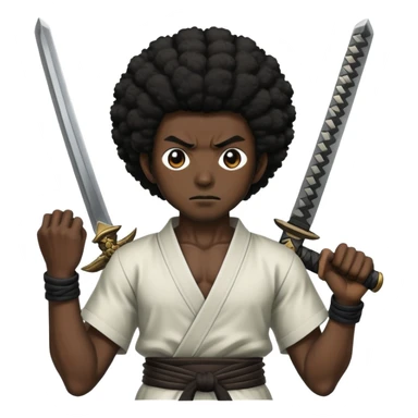 Afro Samurai sticker