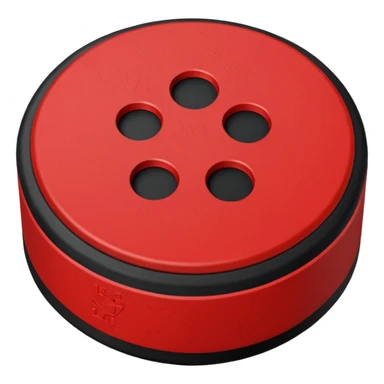 Hockey red and black sticker