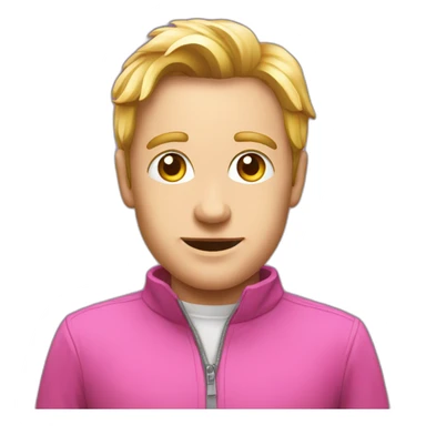 pink ethereum cryptocurrency sticker